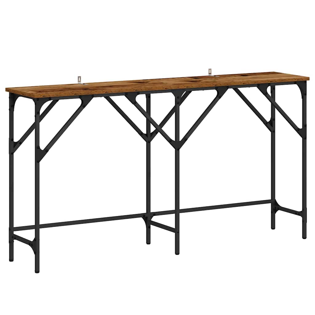 Konsolentisch Altholz 140 x 29 x 75 cm Holzwerkstoff