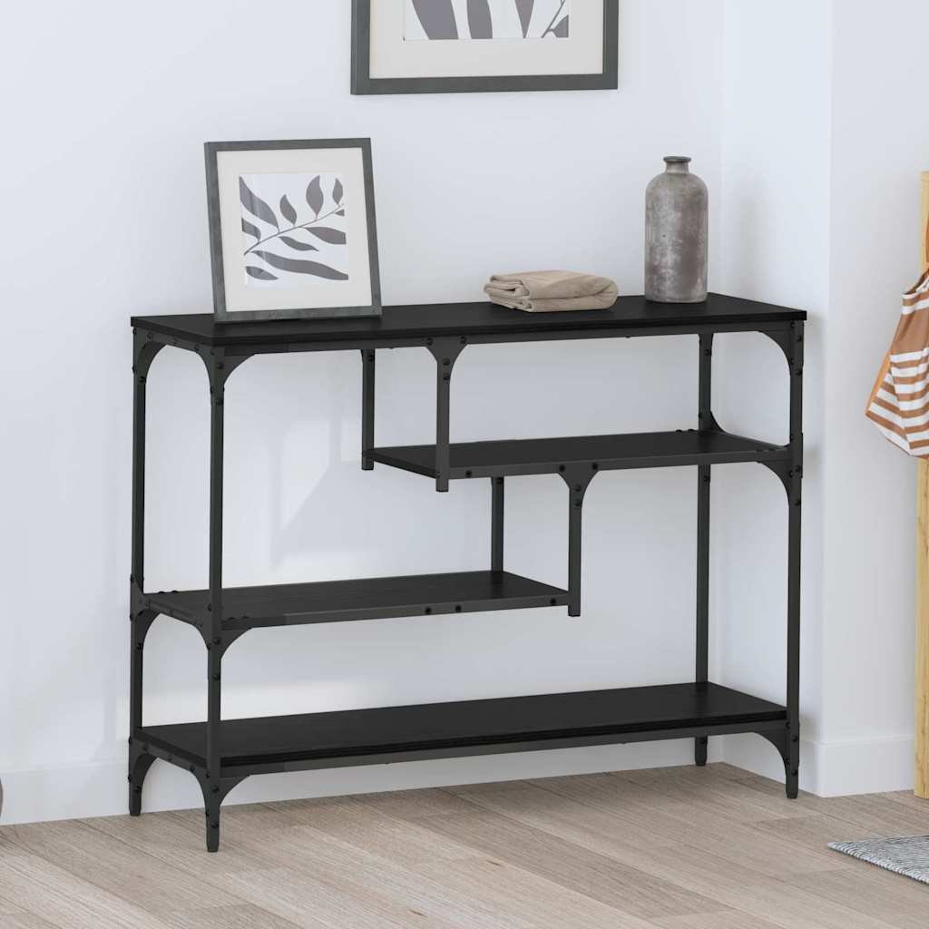 Konsolentisch Schwarze Eiche 100 x 30 x 75 cm Holzwerkstoff