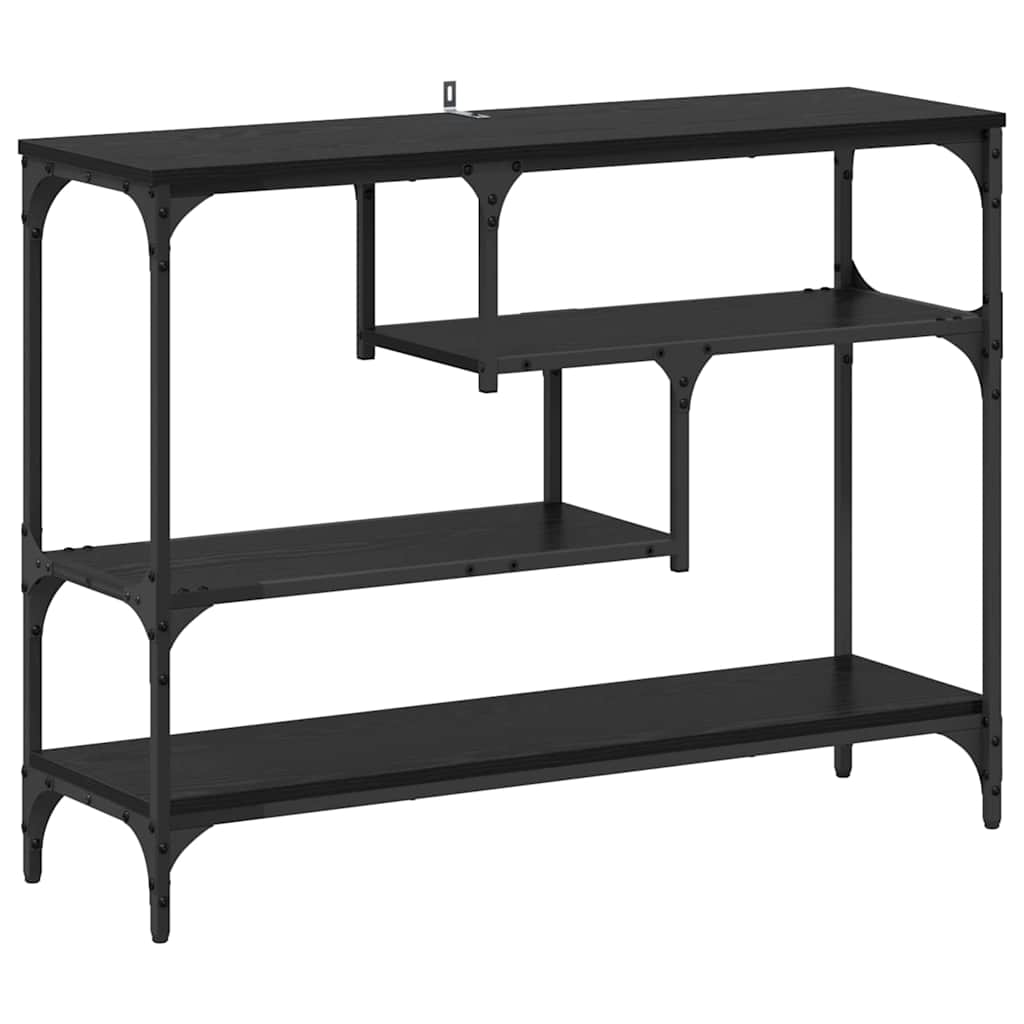 Konsolentisch Schwarze Eiche 100 x 30 x 75 cm Holzwerkstoff