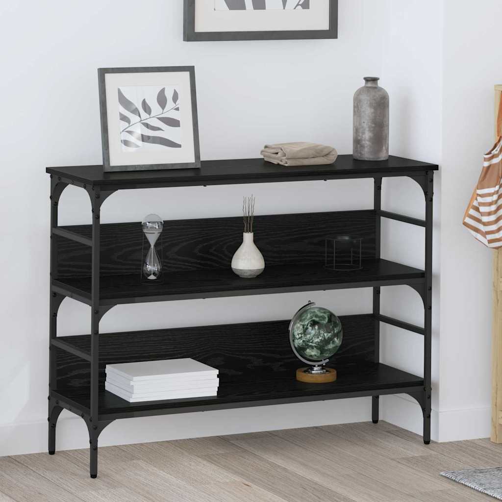 Konsolentisch Schwarze Eiche 100 x 32 x 75 cm Holzwerkstoff
