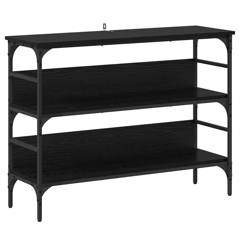 Konsolentisch Schwarze Eiche 100 x 32 x 75 cm Holzwerkstoff