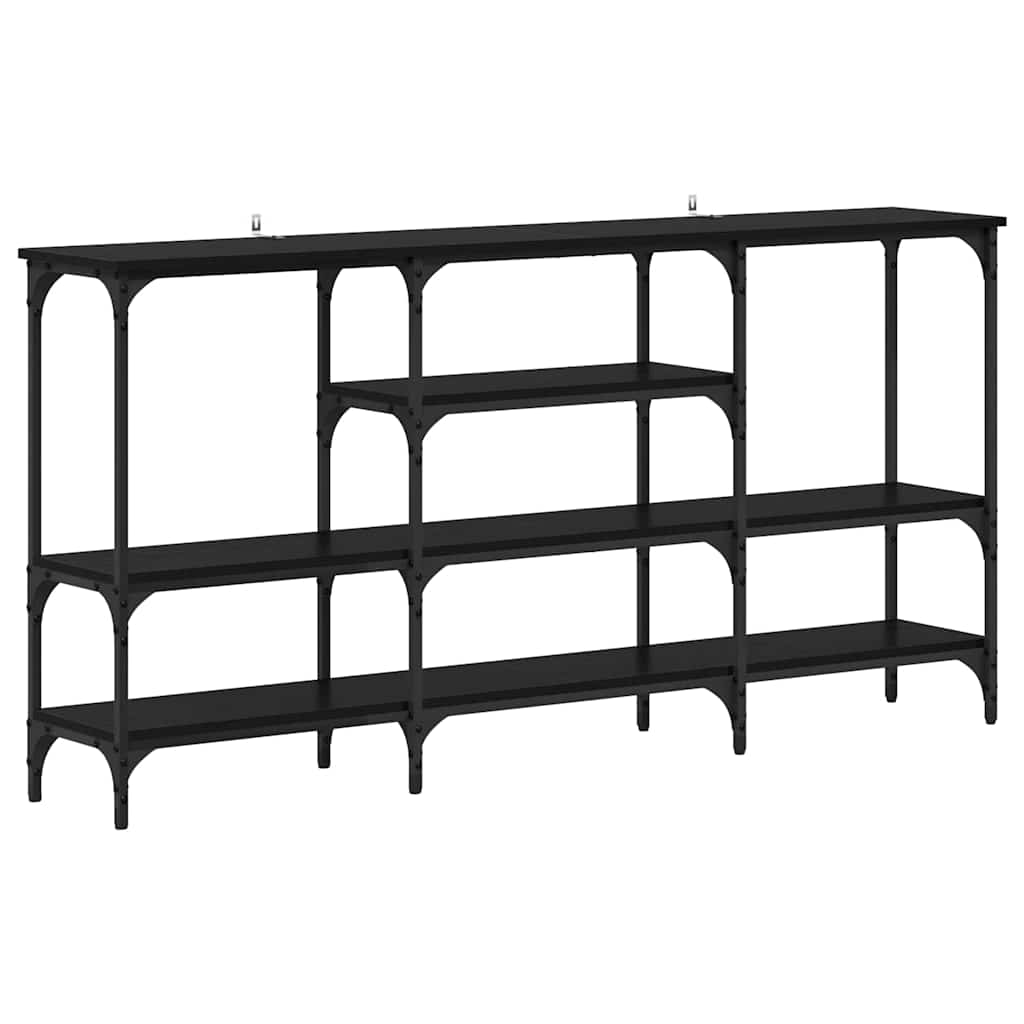 Konsolentisch Schwarze Eiche 160 x 29 x 80 cm Holzwerkstoff