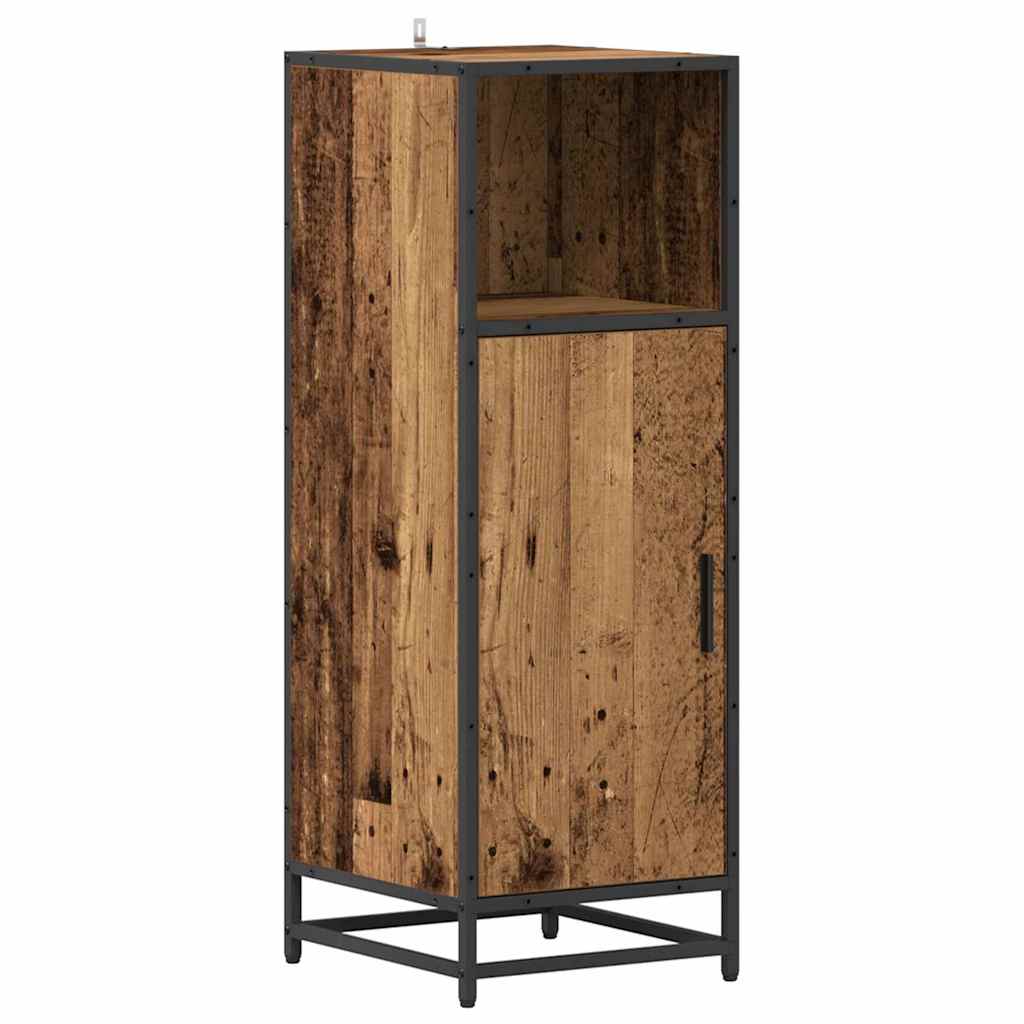 Badezimmer Schrank Altholz 35 x 37,5 x 100 cm Holzwerkstoff