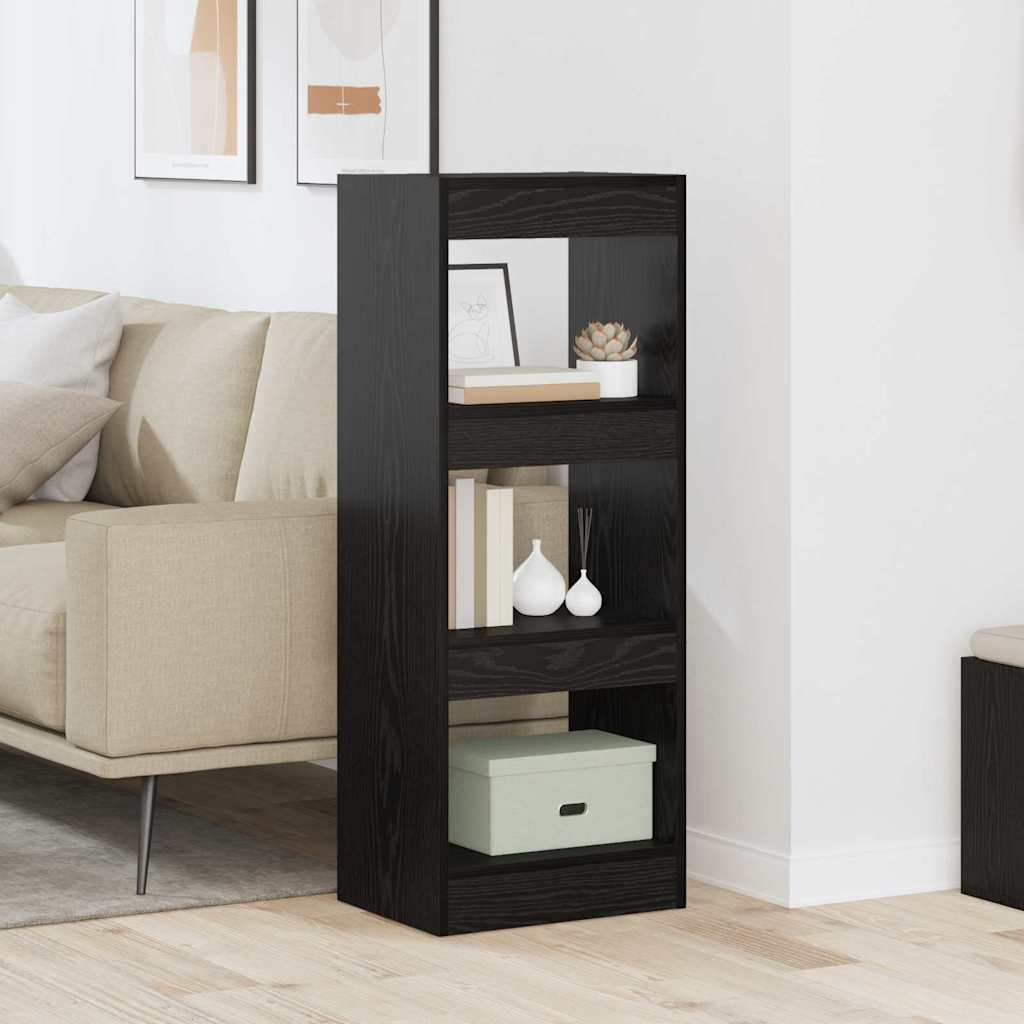 Bücherregal Schwarze Eiche 40 x 30 x 103 cm Holzwerkstoff