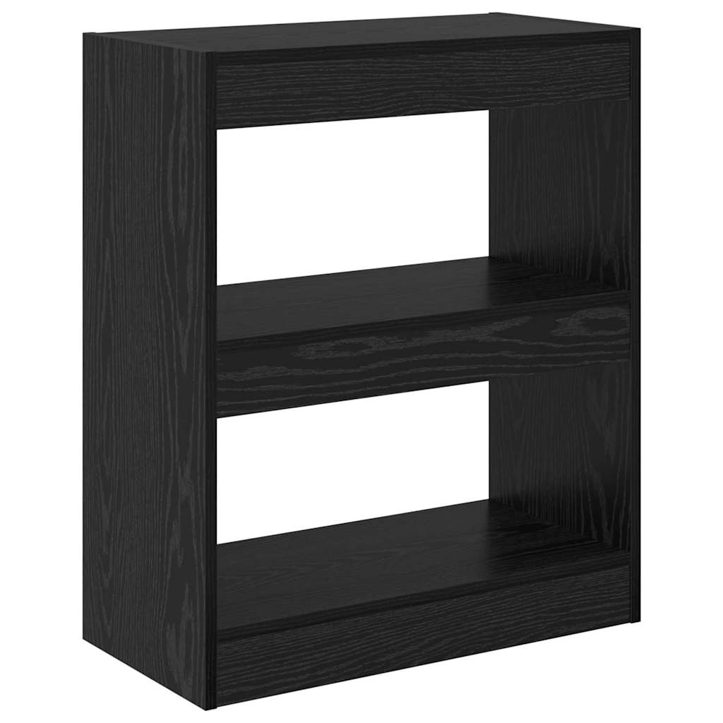 Bücherregal Schwarze Eiche 60 x 30 x 72 cm Holzwerkstoff
