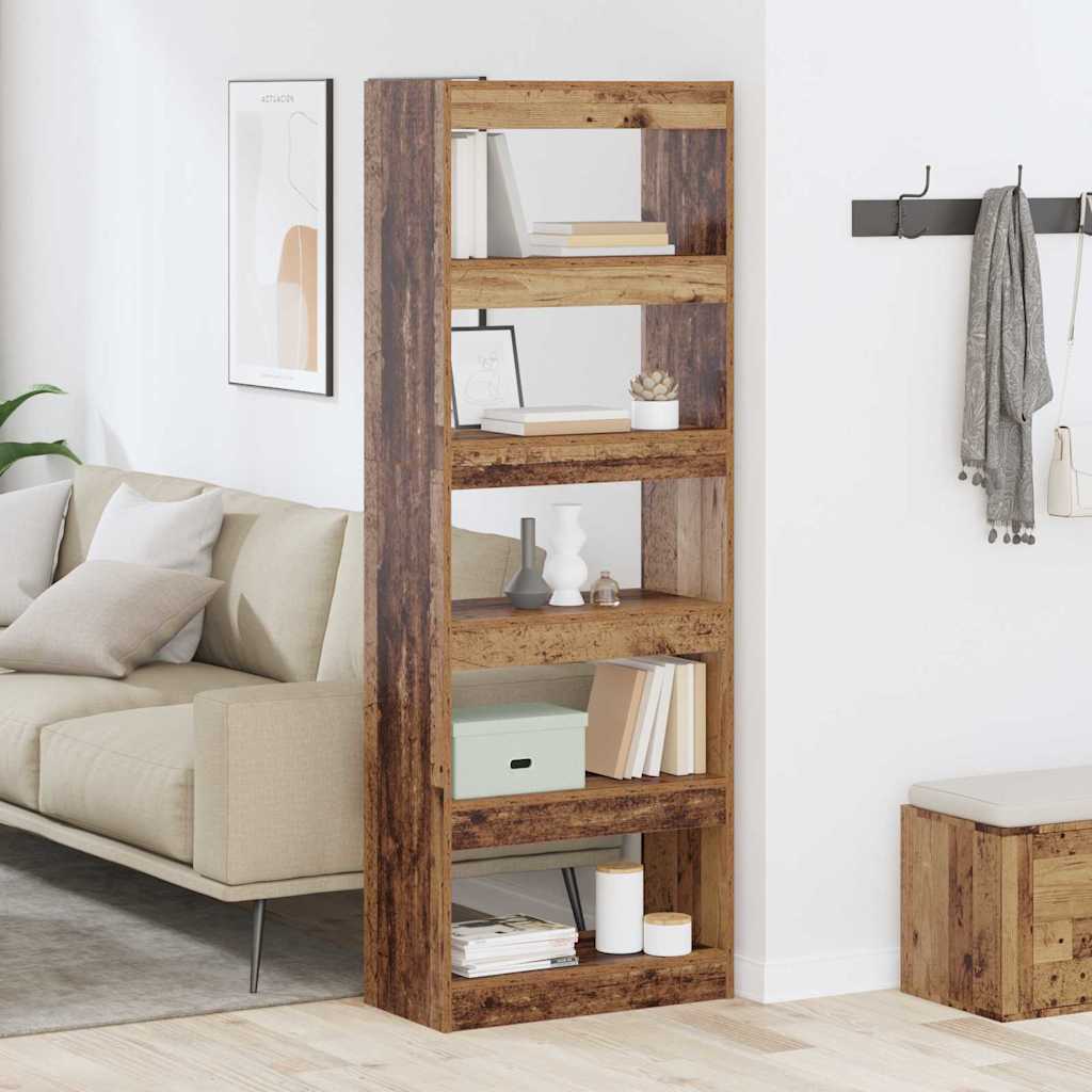 Bücherregal Altholz 60 x 30 x 166 cm Holzwerkstoff