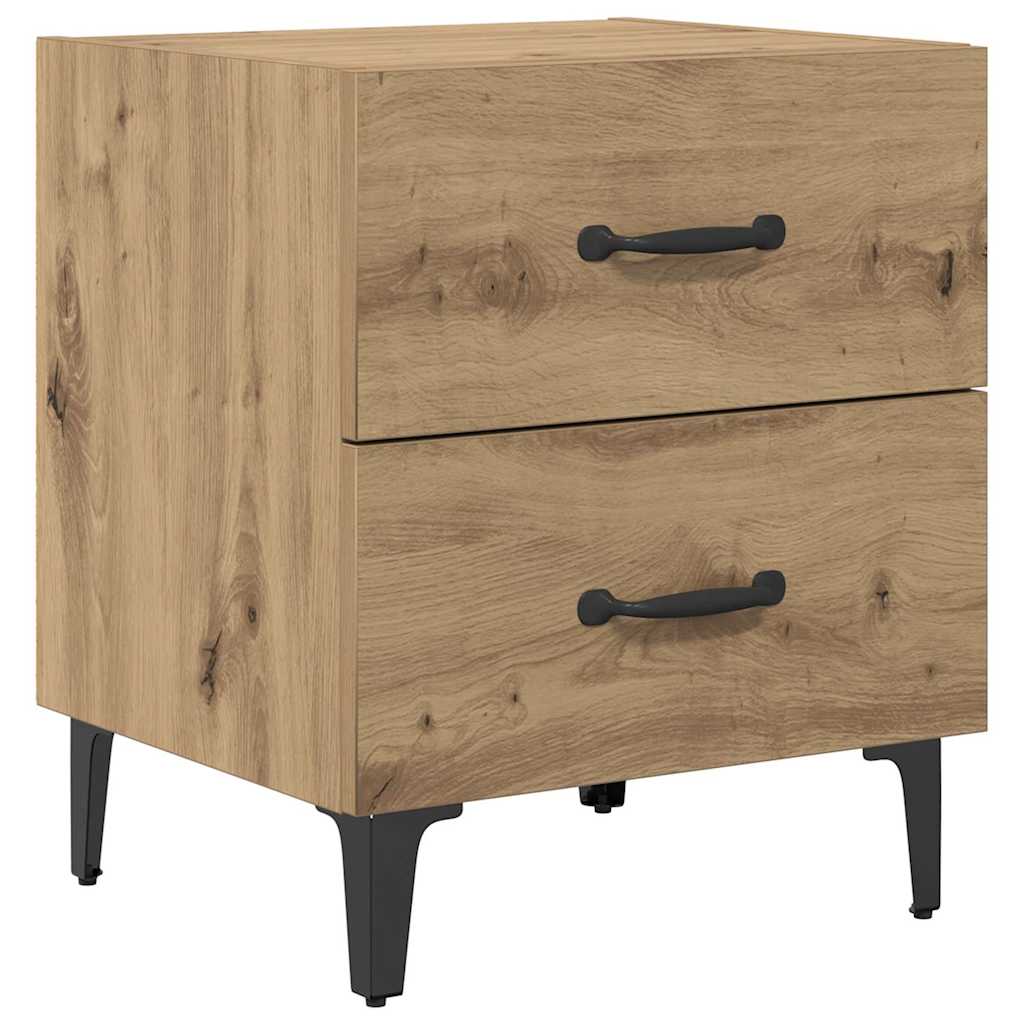 Bettschrank Eiche handwerklich 40 x 35 x 47,5 cm Holzwerkstoff