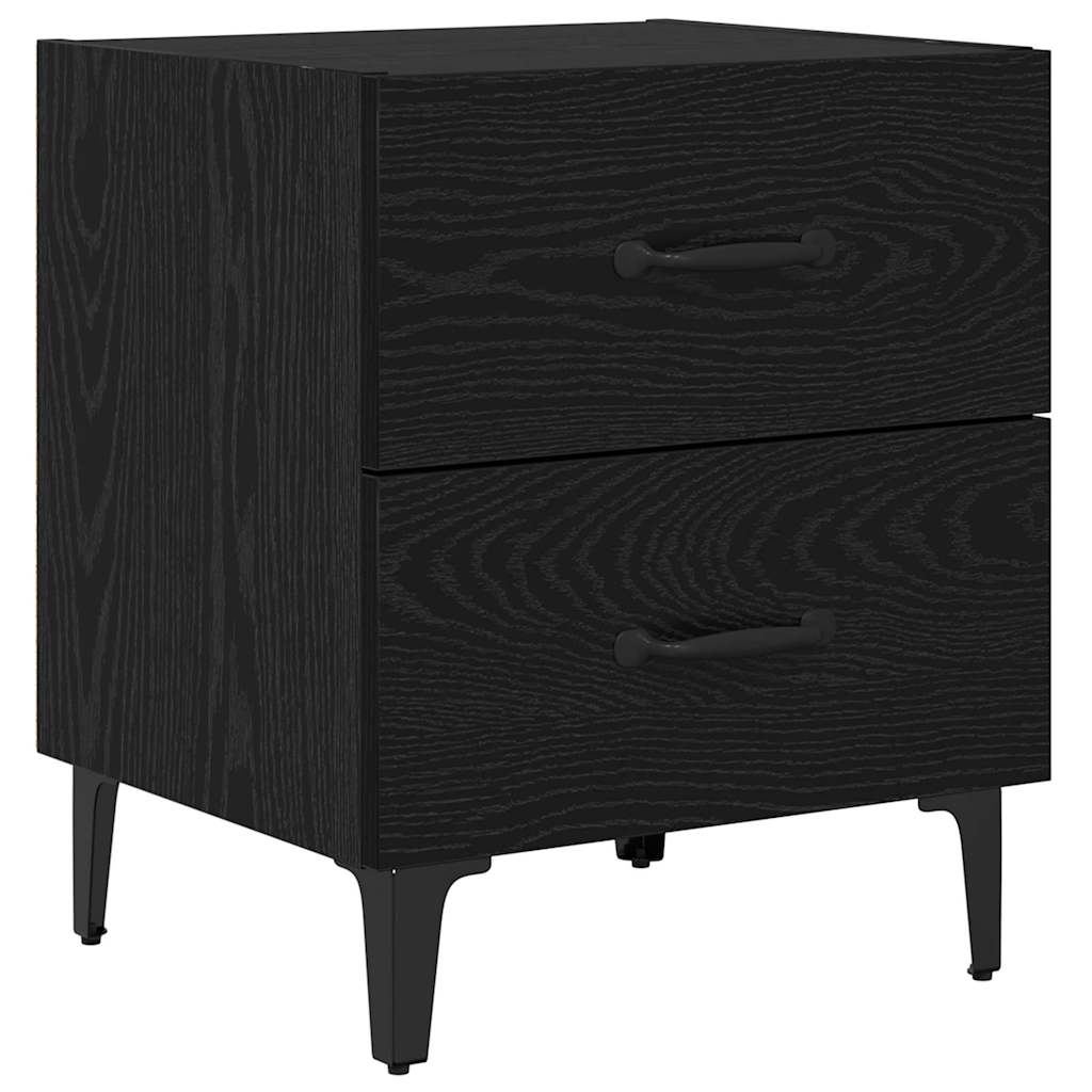 Bettschrank Schwarze Eiche 40 x 35 x 47,5 cm Holzwerkstoff