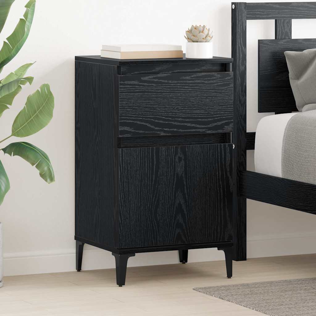 Nachttisch 2 pcs Schwarze Eiche 40 x 35 x 70 cm Holzwerkstoff