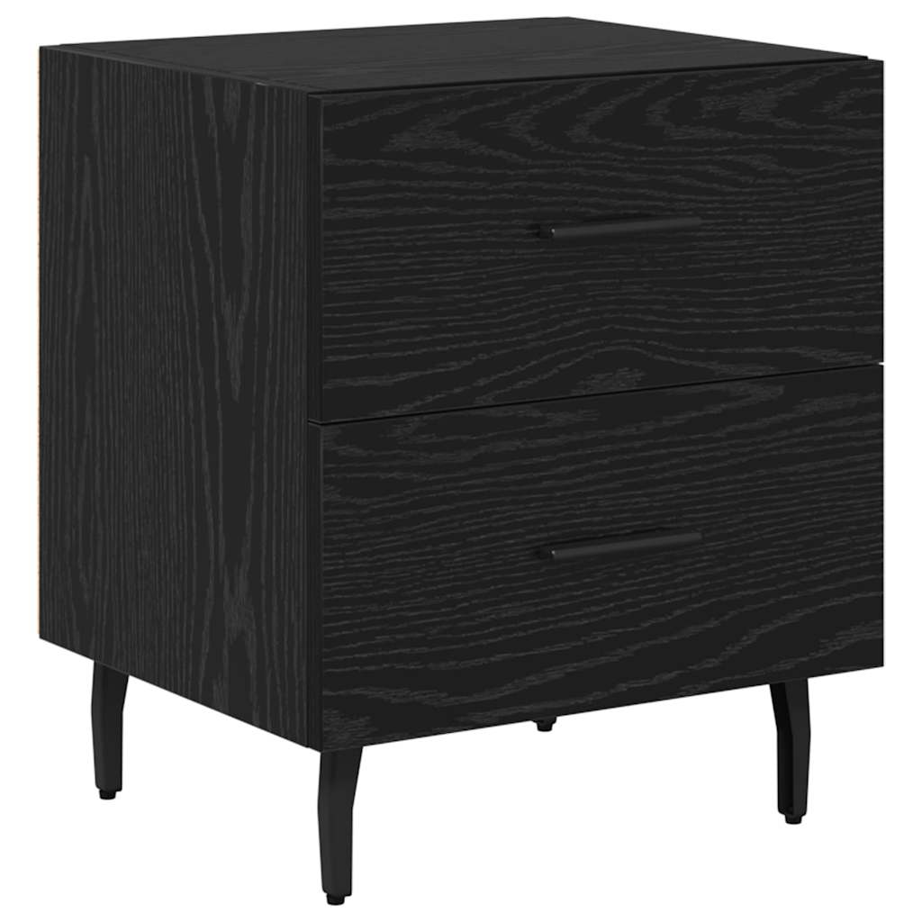 Nachttisch Schwarze Eiche 40 x 35 x 47,5 cm Holzwerkstoff