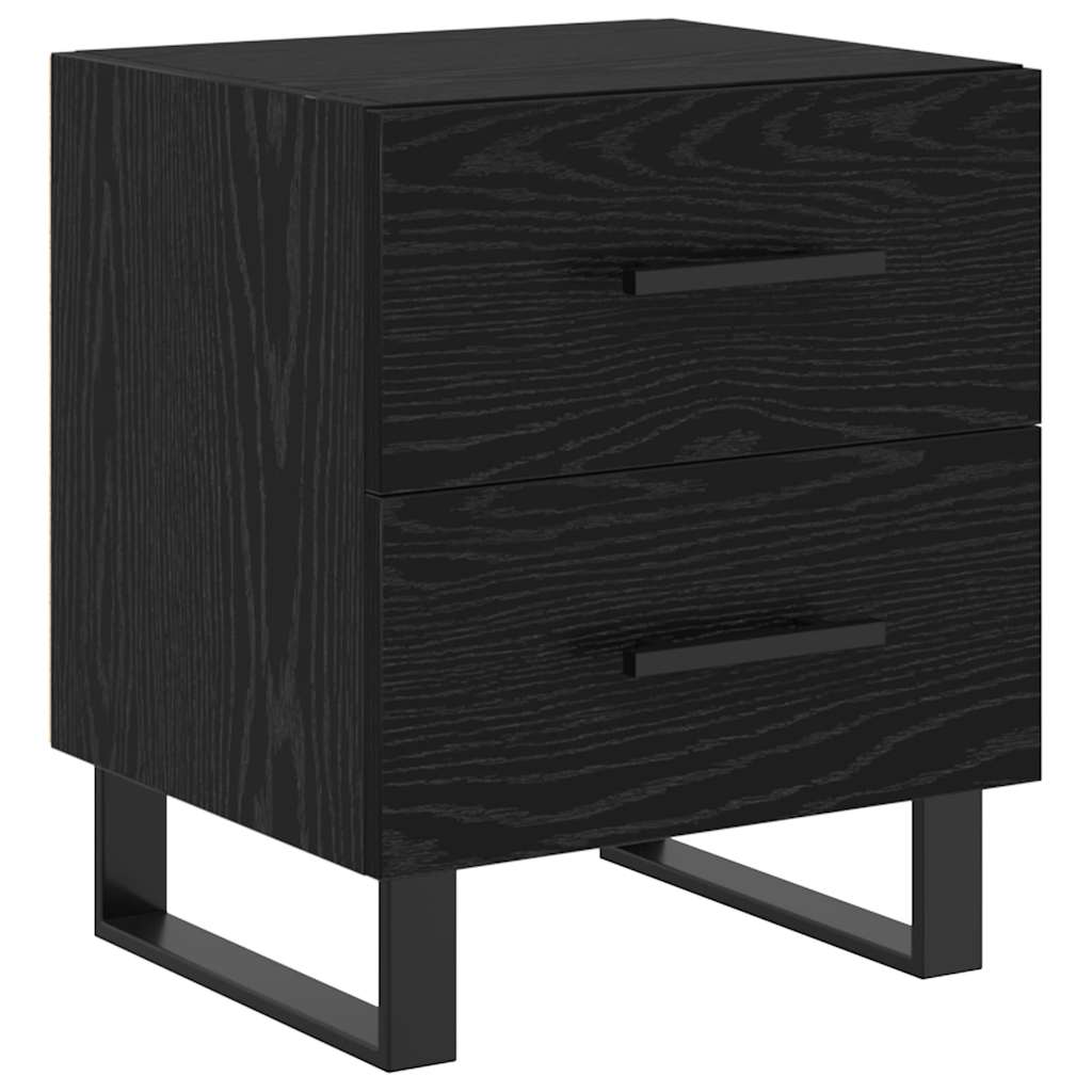 Nachttisch Schwarze Eiche 40 x 35 x 47,5 cm Holzwerkstoff
