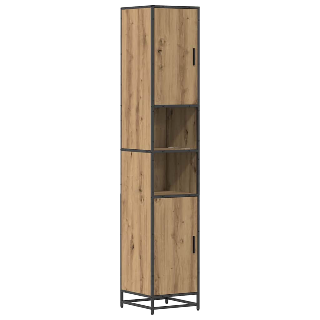 Badezimmer Schrank Eiche handwerklich 35 x 37,5 x 188,5 cm
