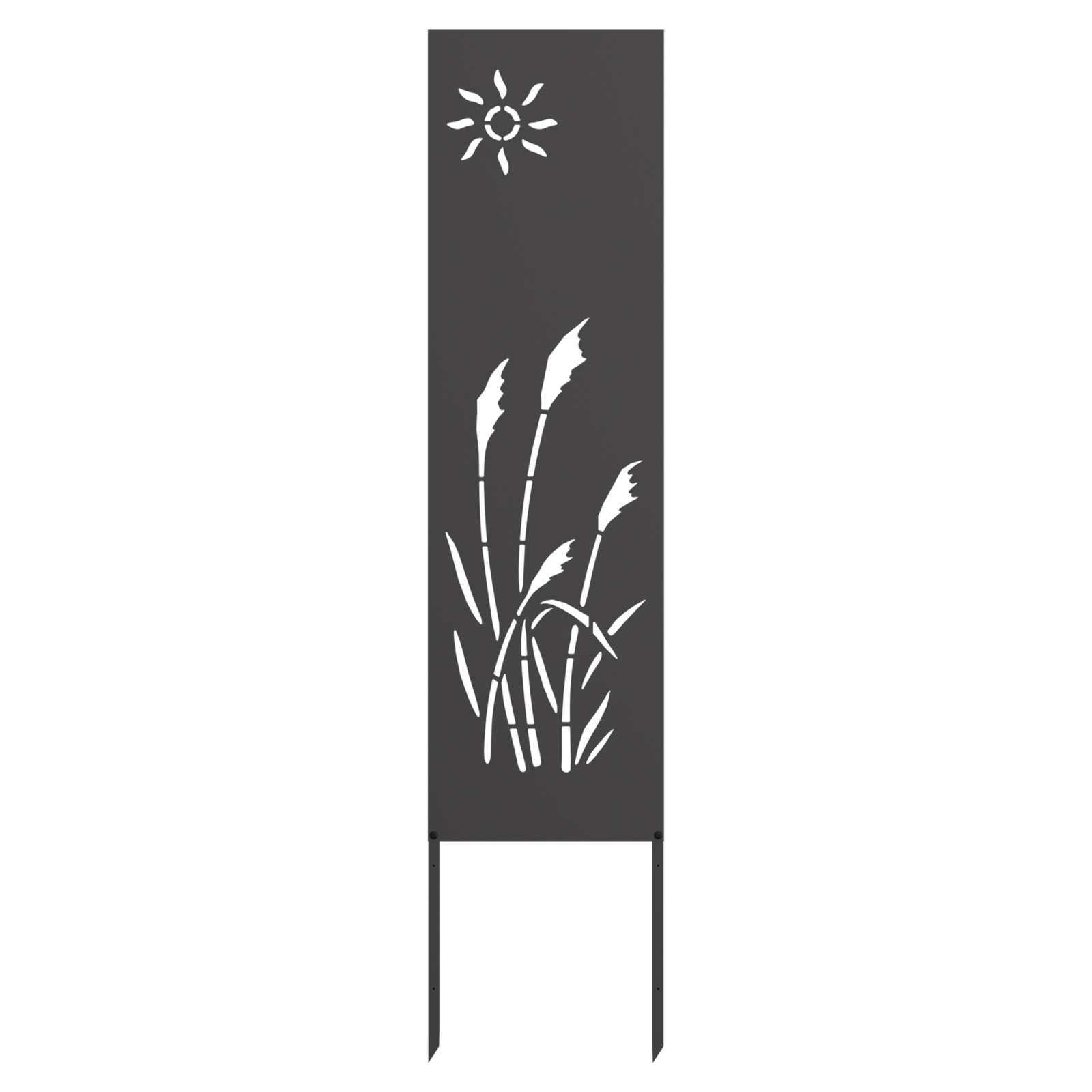Garten dekoratives Panel Sonstiges Schwarz 32 x 140 cm