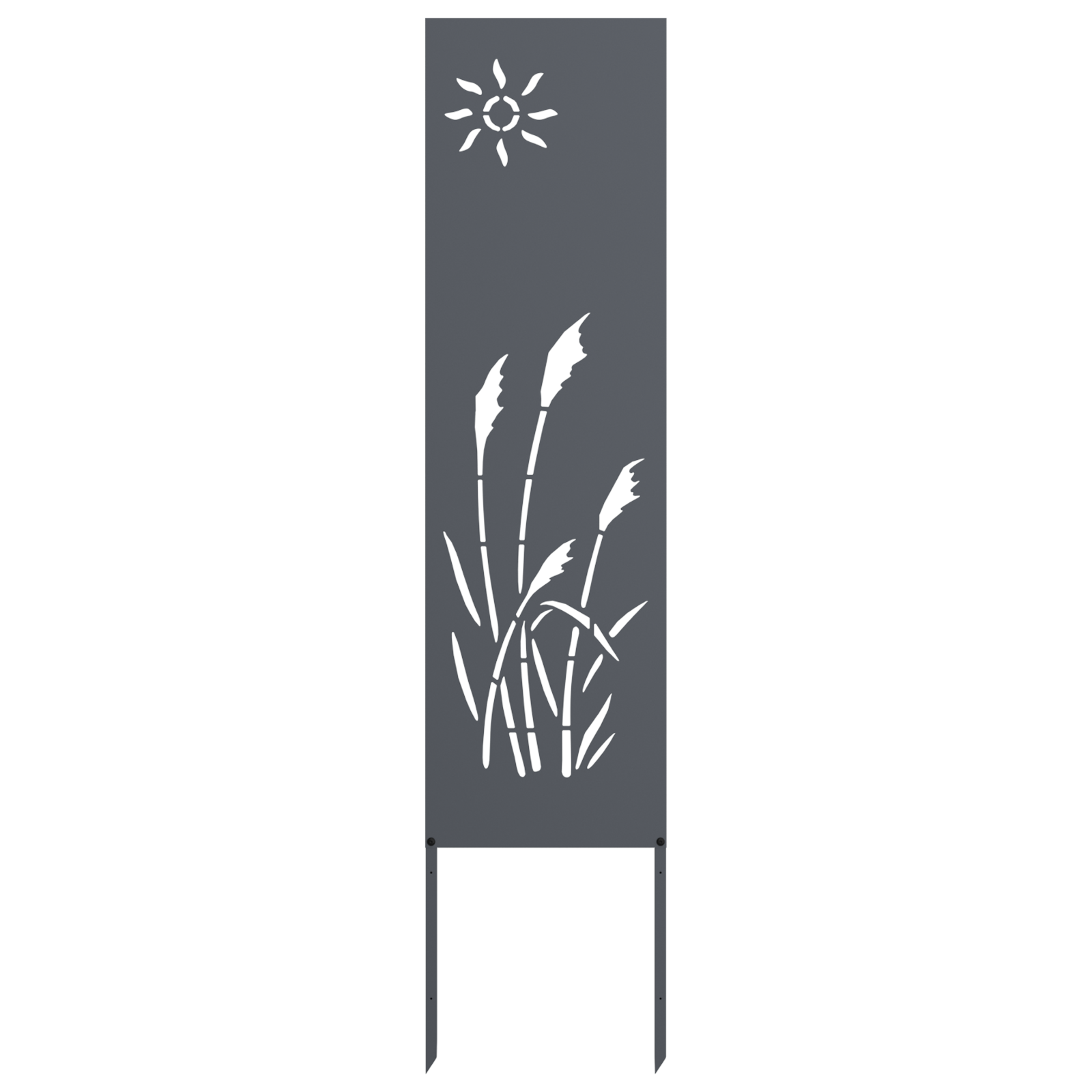 Garten dekoratives Panel Sonstiges Anthrazit 32 x 140 cm