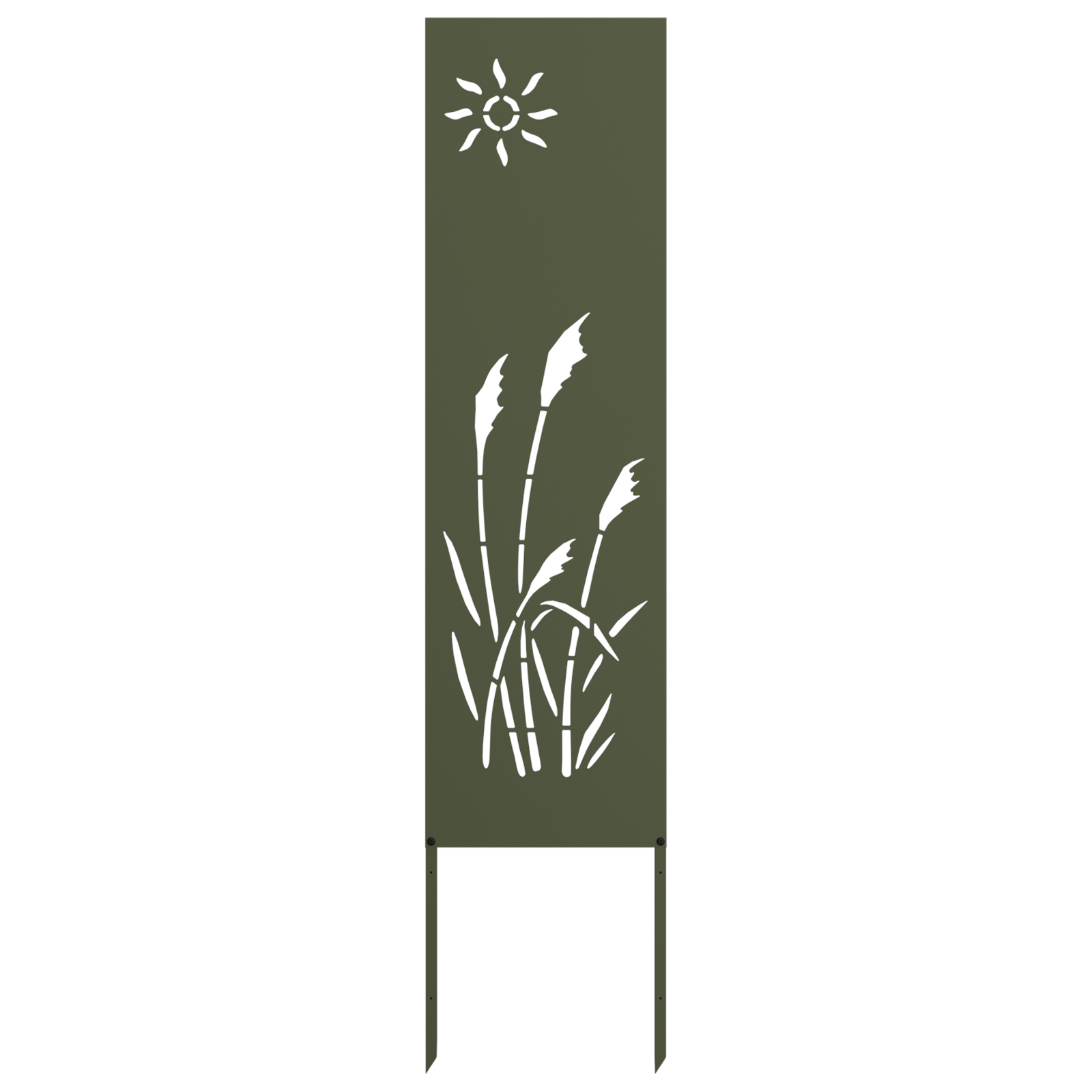 Garten dekoratives Panel Sonstiges Olivgrün 32 x 140 cm