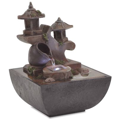 Beruhigende Brunnen und Wasserfälle für eine entspannte Atmosphäre
