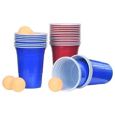 Lustiges Bierpong-Set für Partys – inklusive Bälle und Becher