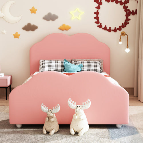 MDF Metallic Fabric Children's Bed Frame