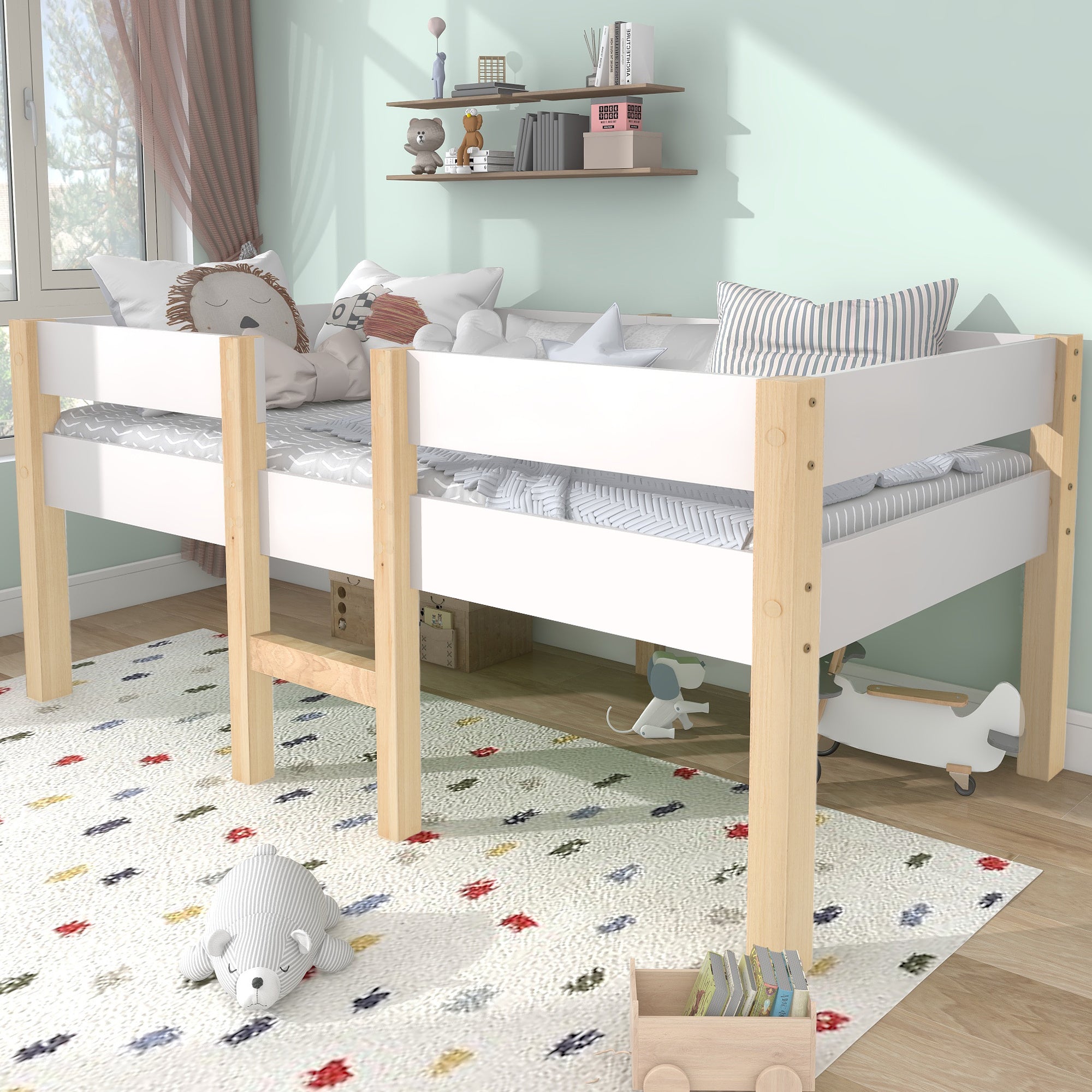 Pine Children's Bed  90cmx190cm