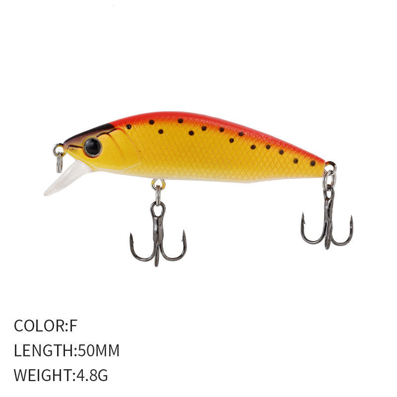 Long Throw Submerged Minoluya Bait Micro Object Horse Mouth White Bar False