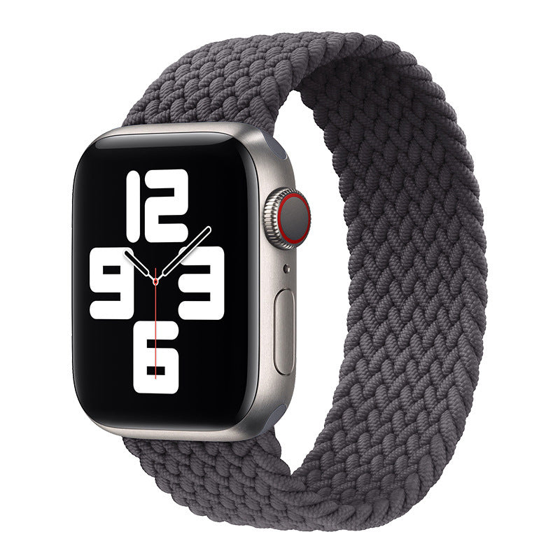 Single Loop Nylon Braided Elastic Strap