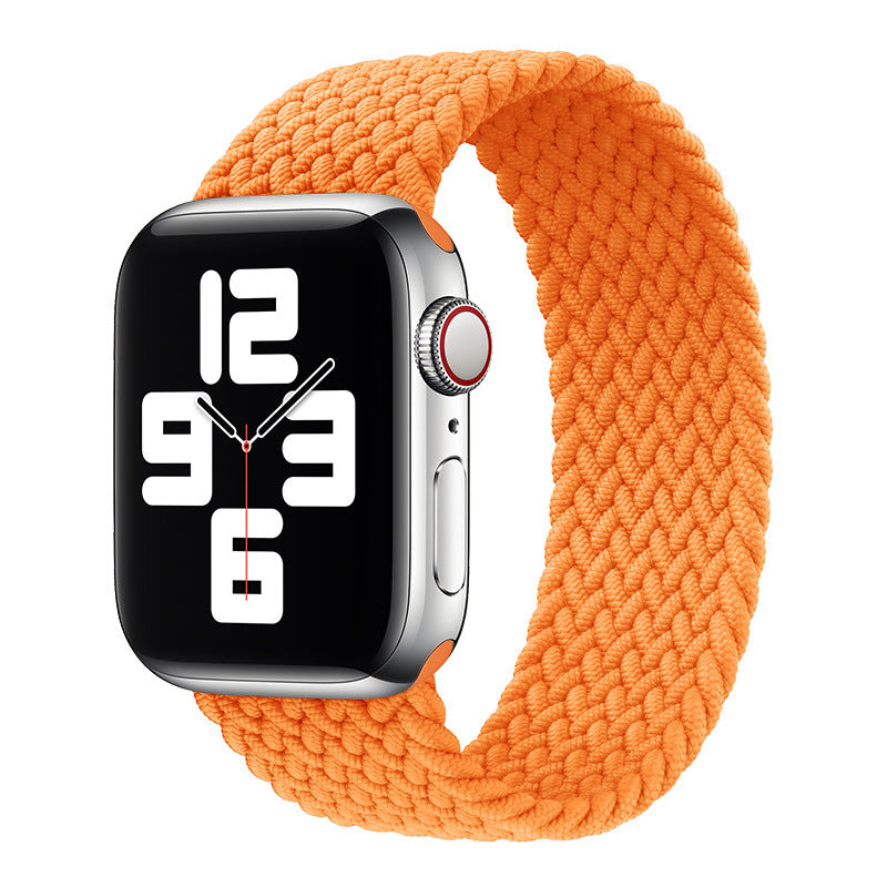 Single Loop Nylon Braided Elastic Strap
