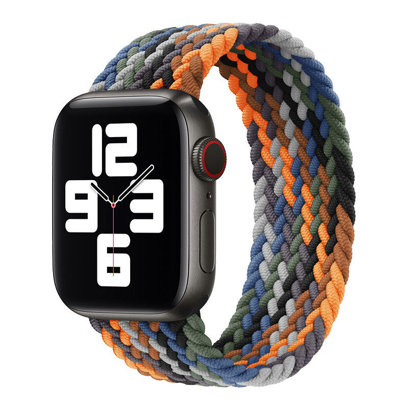 Single Loop Nylon Braided Elastic Strap