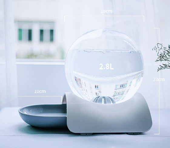 Bubble Pet Cat Non Wet Mouth Water Dispenser
