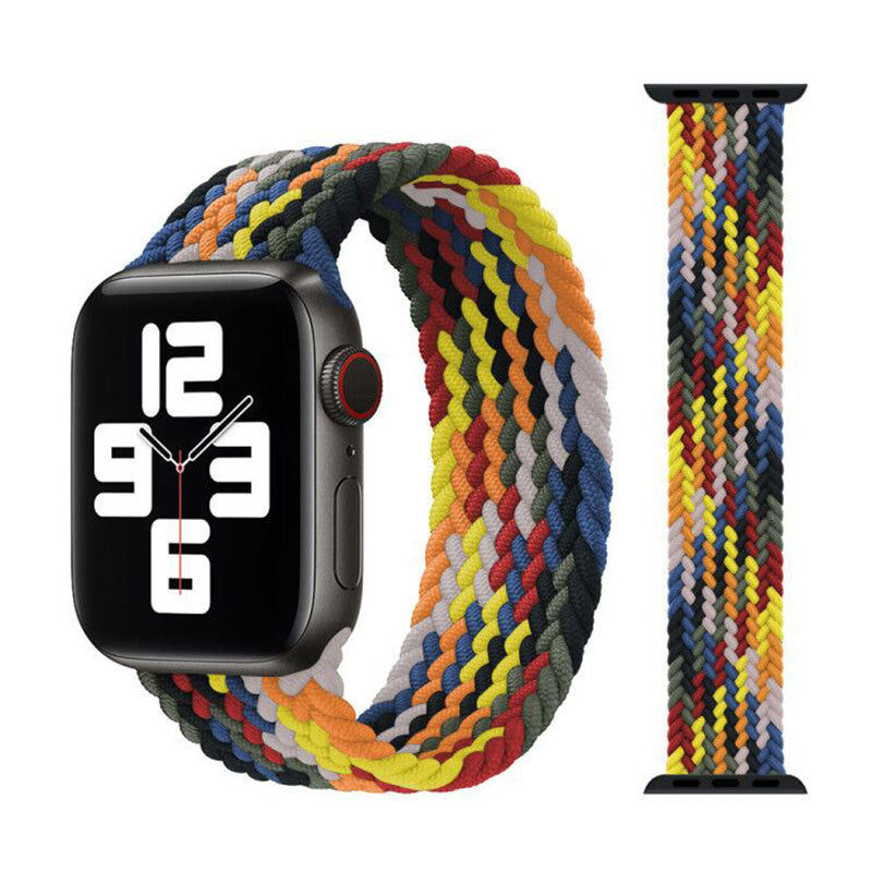 Single Loop Nylon Braided Elastic Strap