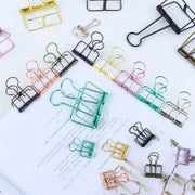 Hollow metal small binder