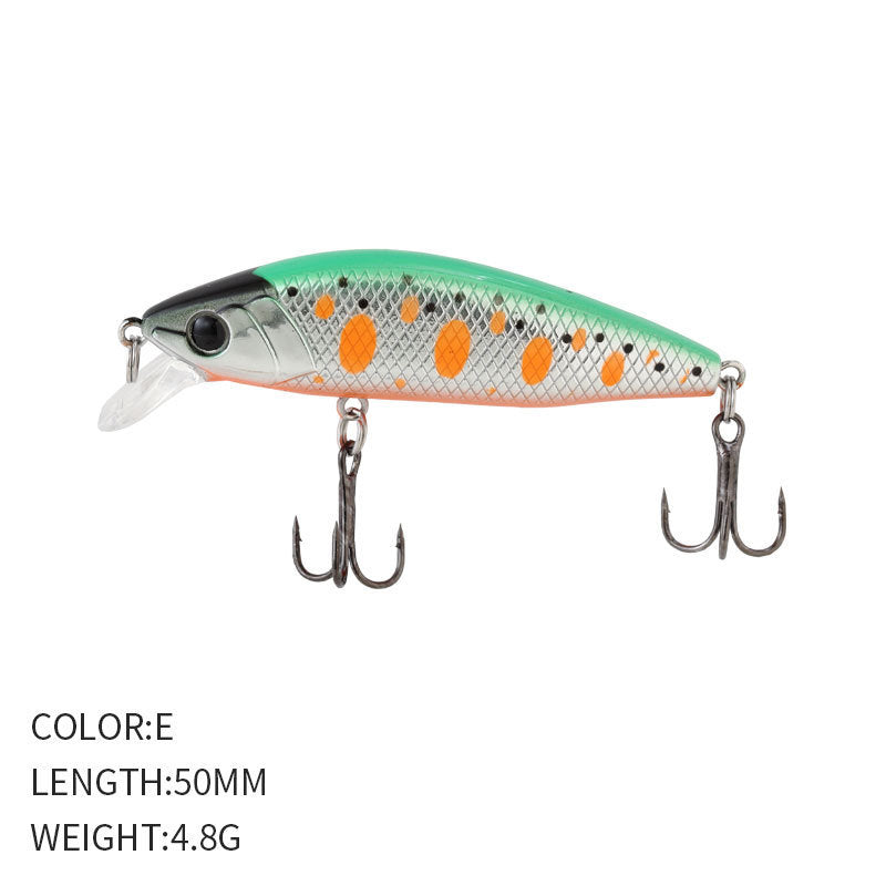 Long Throw Submerged Minoluya Bait Micro Object Horse Mouth White Bar False