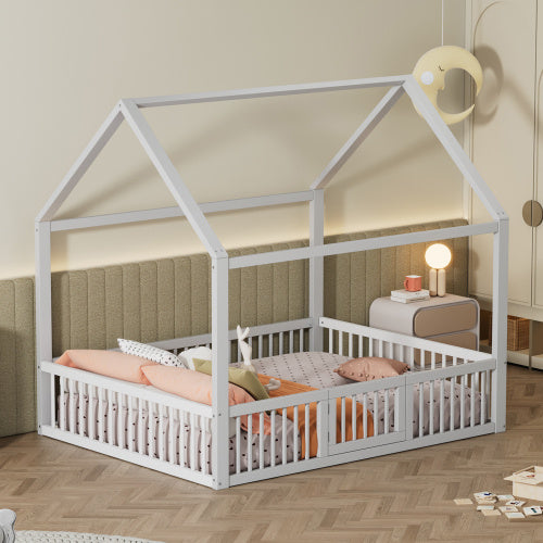 Double Bed In Solid Wood