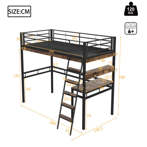 Metal Loft Bed