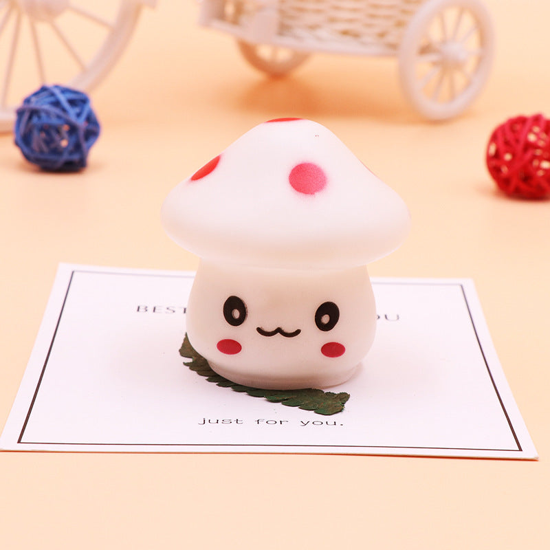 Color-changing LED mushroom night light