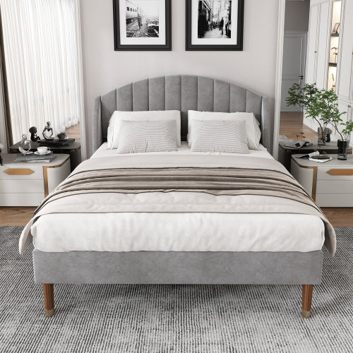Velvet Wood Strips Support The Youth Bed