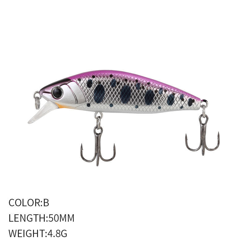 Long Throw Submerged Minoluya Bait Micro Object Horse Mouth White Bar False