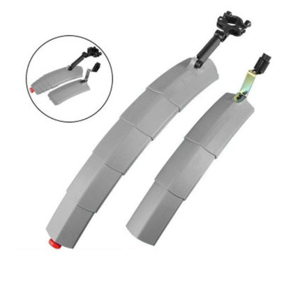 Bicycle retractable mudguard