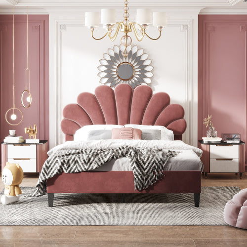 Linen With Metal-framed Double Bed