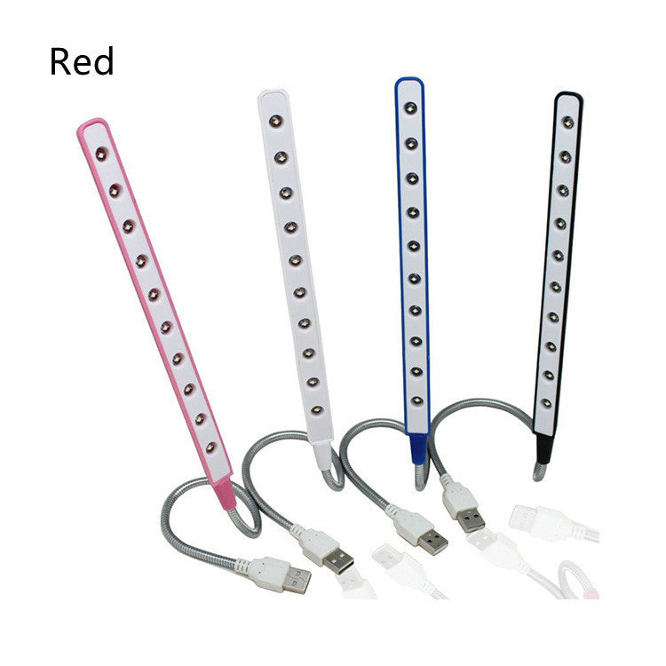 Aluminum Ten Lamps Notebook Keyboard Night Light