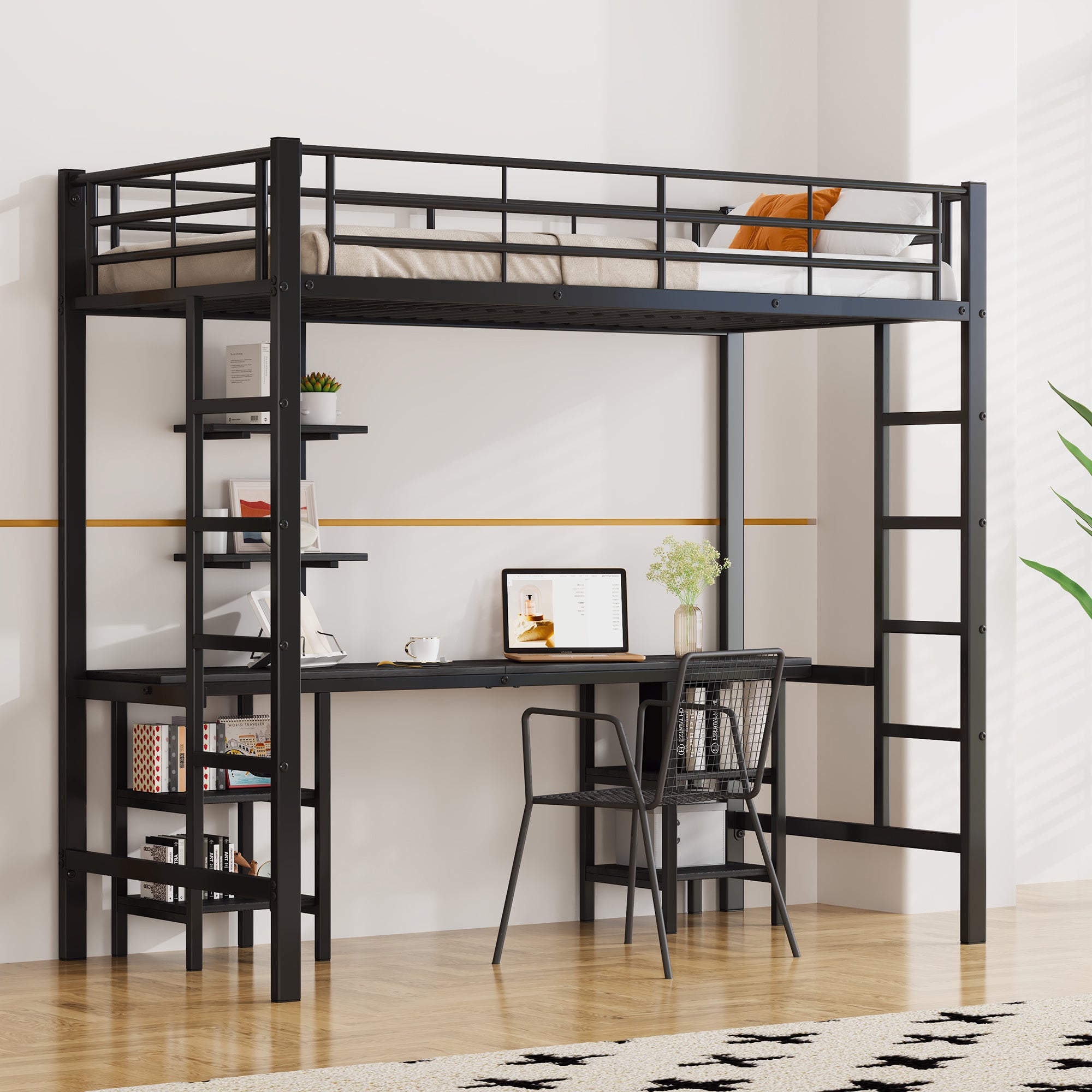MDF Metal Bunk Bed