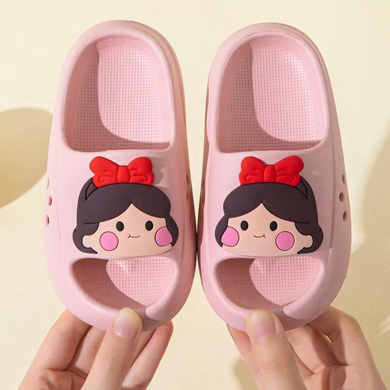 New Children's Sandals Summer Boys And Girls Home Fashion Cartoon Soft Bottom Kindergarten Baby Child Slippers