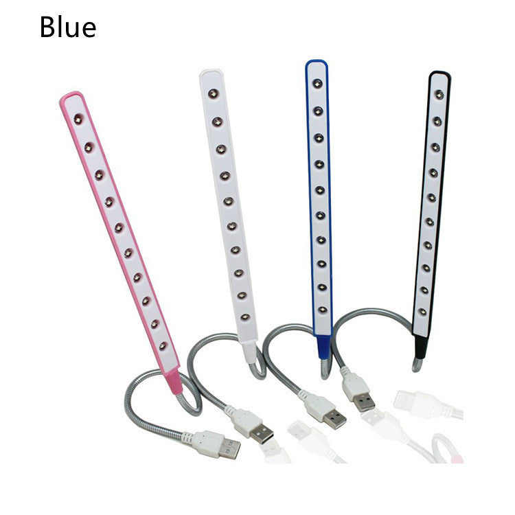 Aluminum Ten Lamps Notebook Keyboard Night Light