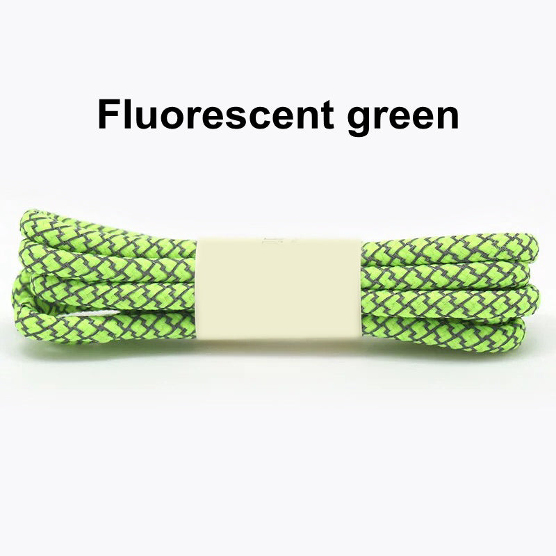 Universal reflective shoelaces highlight