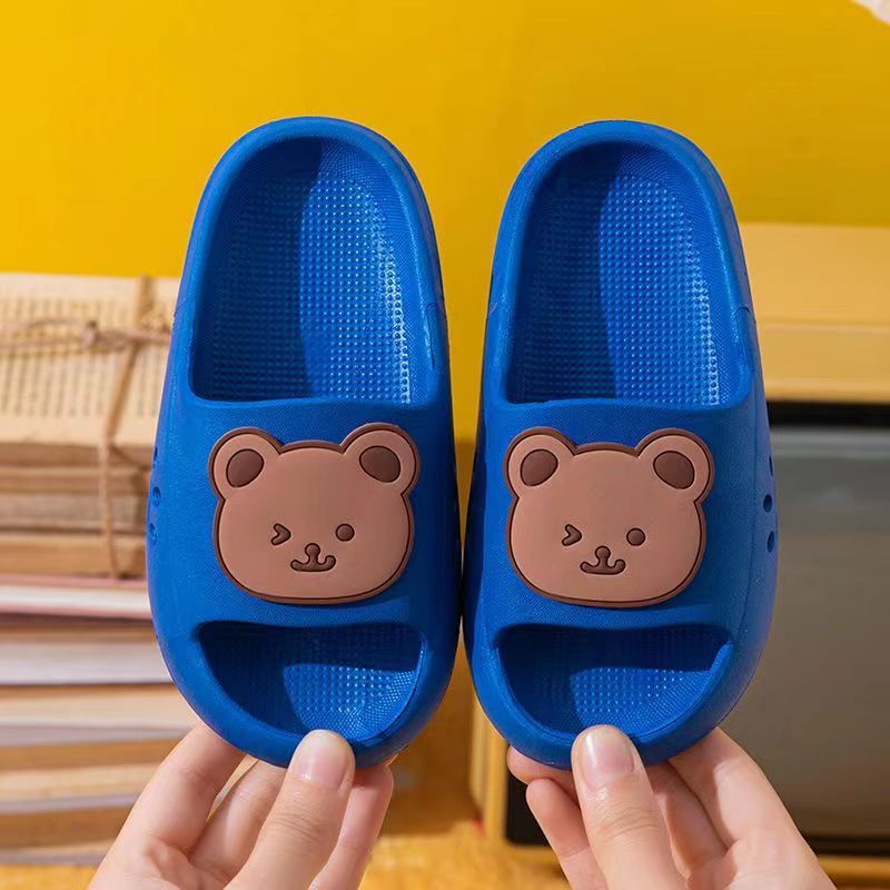 New Children's Sandals Summer Boys And Girls Home Fashion Cartoon Soft Bottom Kindergarten Baby Child Slippers