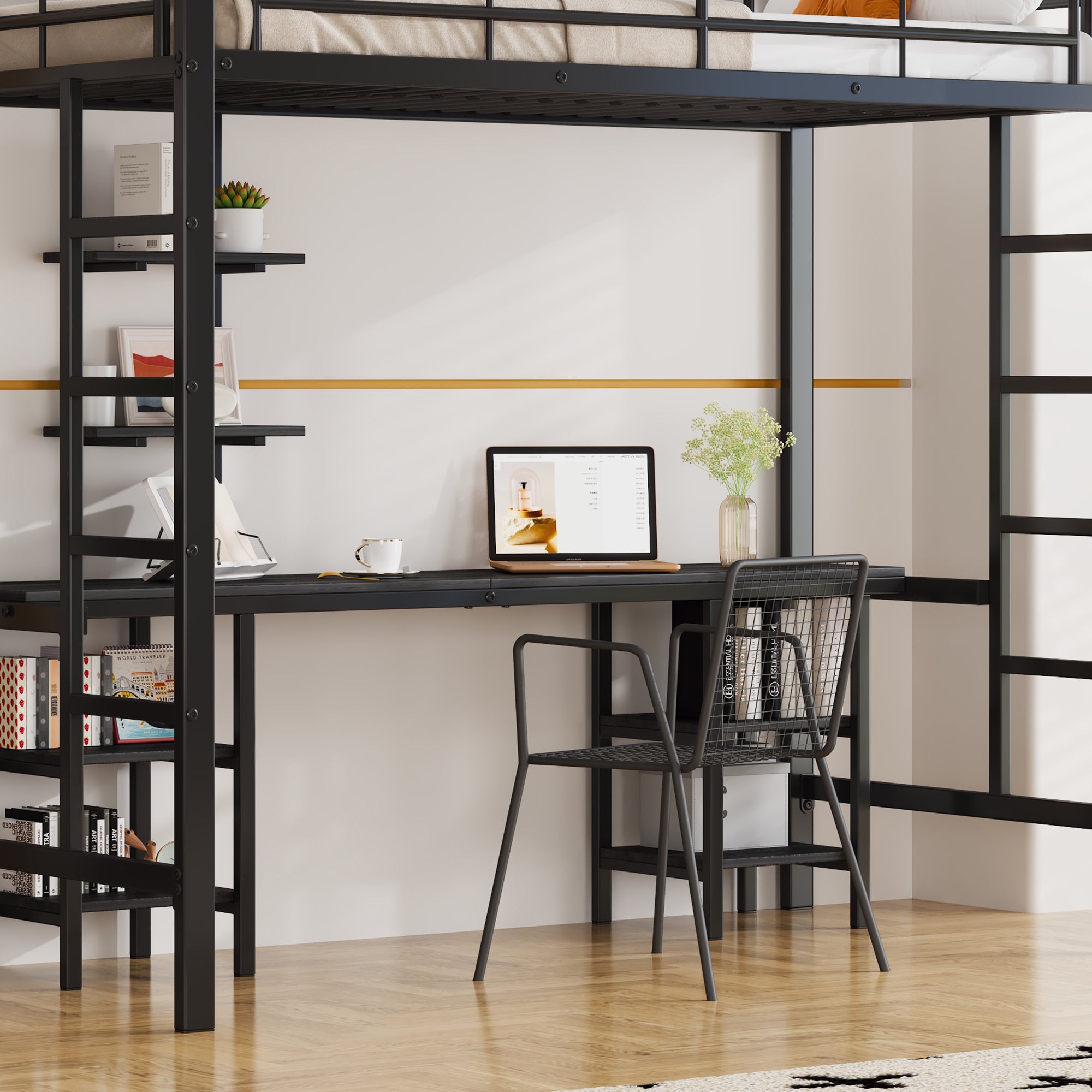 MDF Metal Bunk Bed