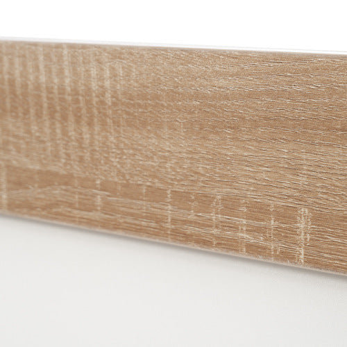 Floating Bed With Headboard In Timber Slatted Frame  Size  180cmx200cm