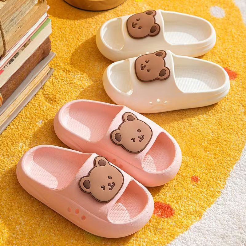 New Children's Sandals Summer Boys And Girls Home Fashion Cartoon Soft Bottom Kindergarten Baby Child Slippers