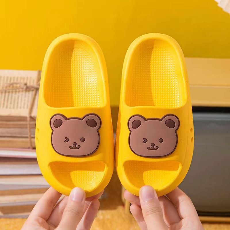 New Children's Sandals Summer Boys And Girls Home Fashion Cartoon Soft Bottom Kindergarten Baby Child Slippers