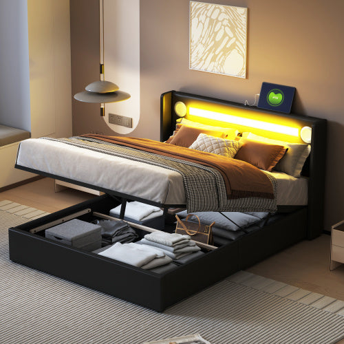 Fiberboard Double Bed