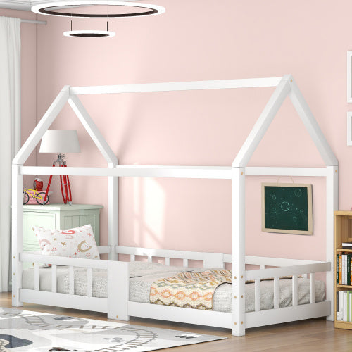 Pine Children's House Bed 90 X 200 Cm